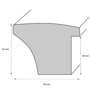 Holzrahmen 99068, wurzelholz
