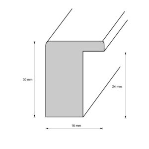 Holzrahmen M1530A00, pinie