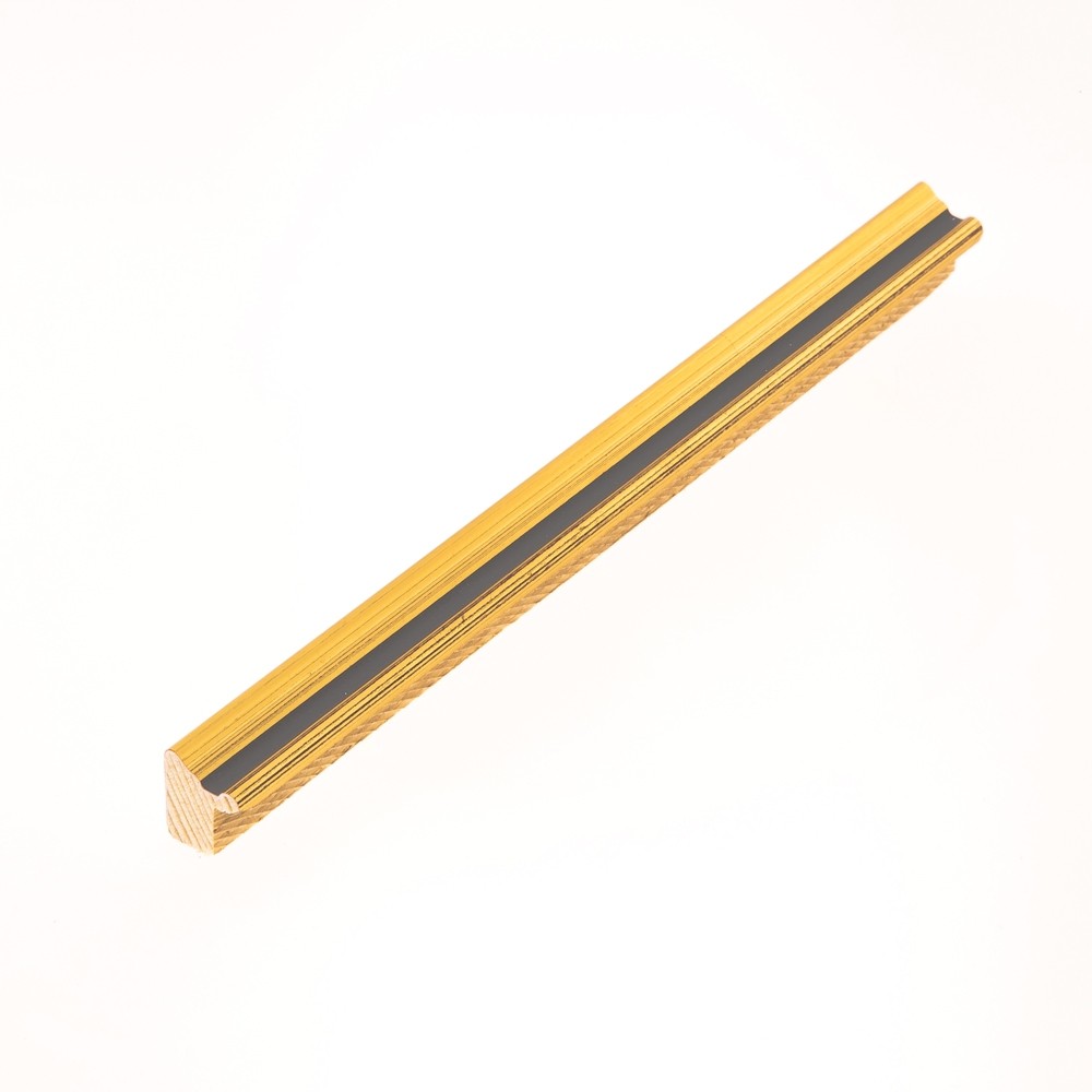 Holzrahmen 12525, gold-hellgrau – Bild 3