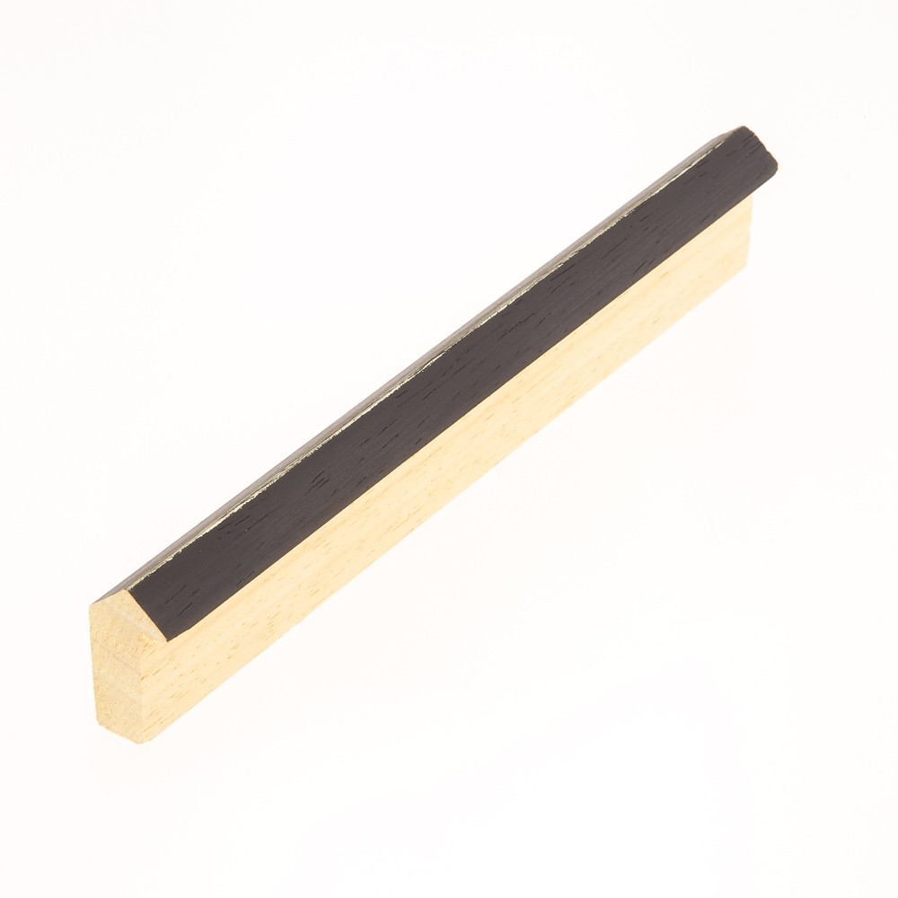 Holzrahmen 18406, braun mit Silberkante – Bild 3