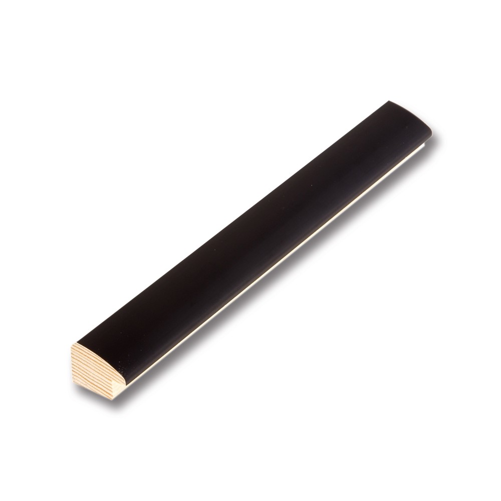 Holzrahmen 25312, schwarz mit Silberkante – Bild 3