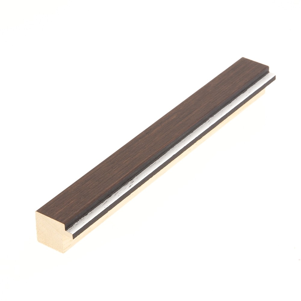 Holzrahmen 26306, braun-silber – Bild 3