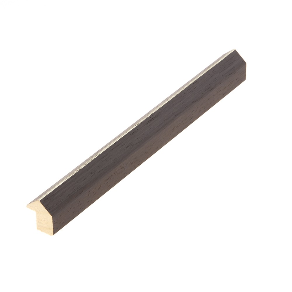 Holzrahmen 17406, braun mit Silberkante – Bild 4