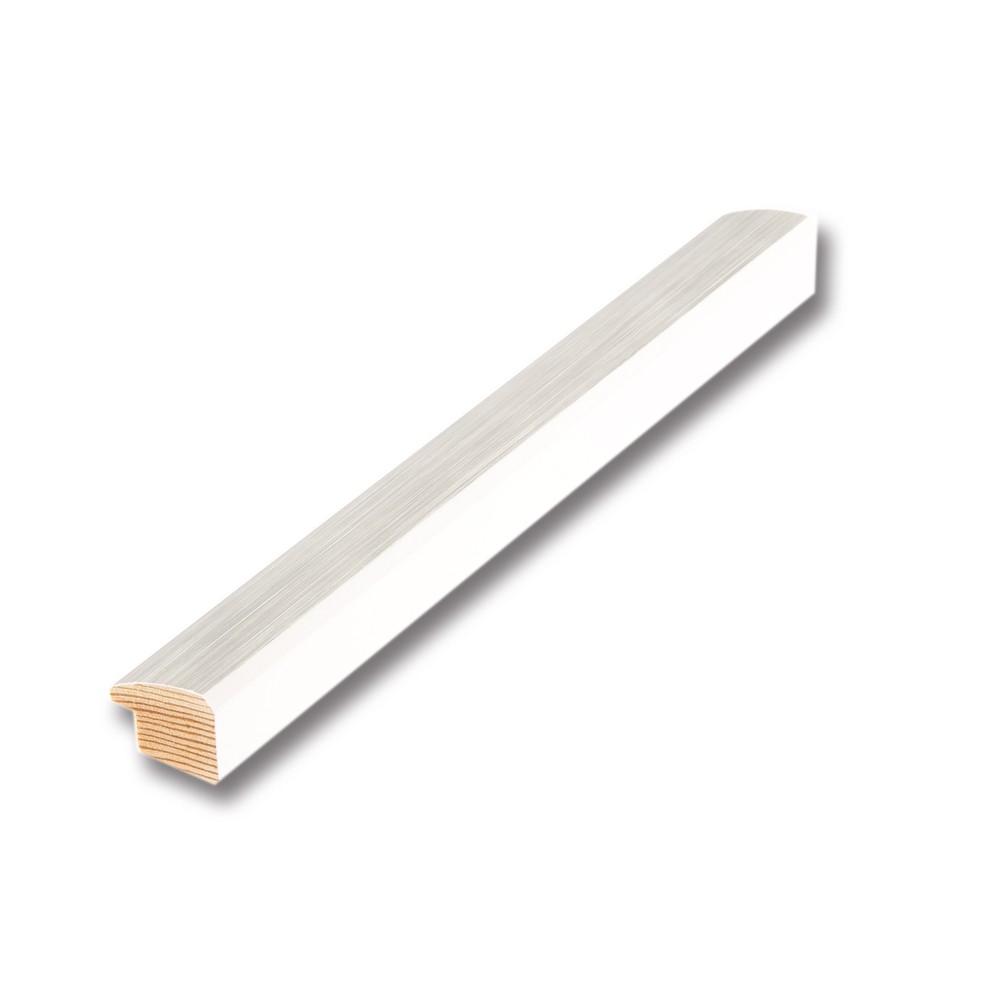 Holzrahmen 25325, hellgrau mit weißer Seite – Bild 4