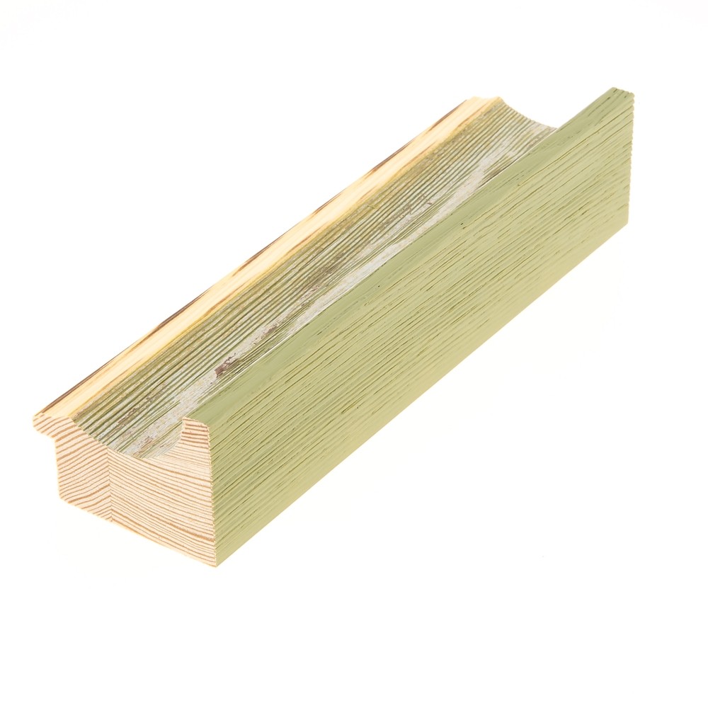 Holzrahmen 58152, grün, gekalkt – Bild 4