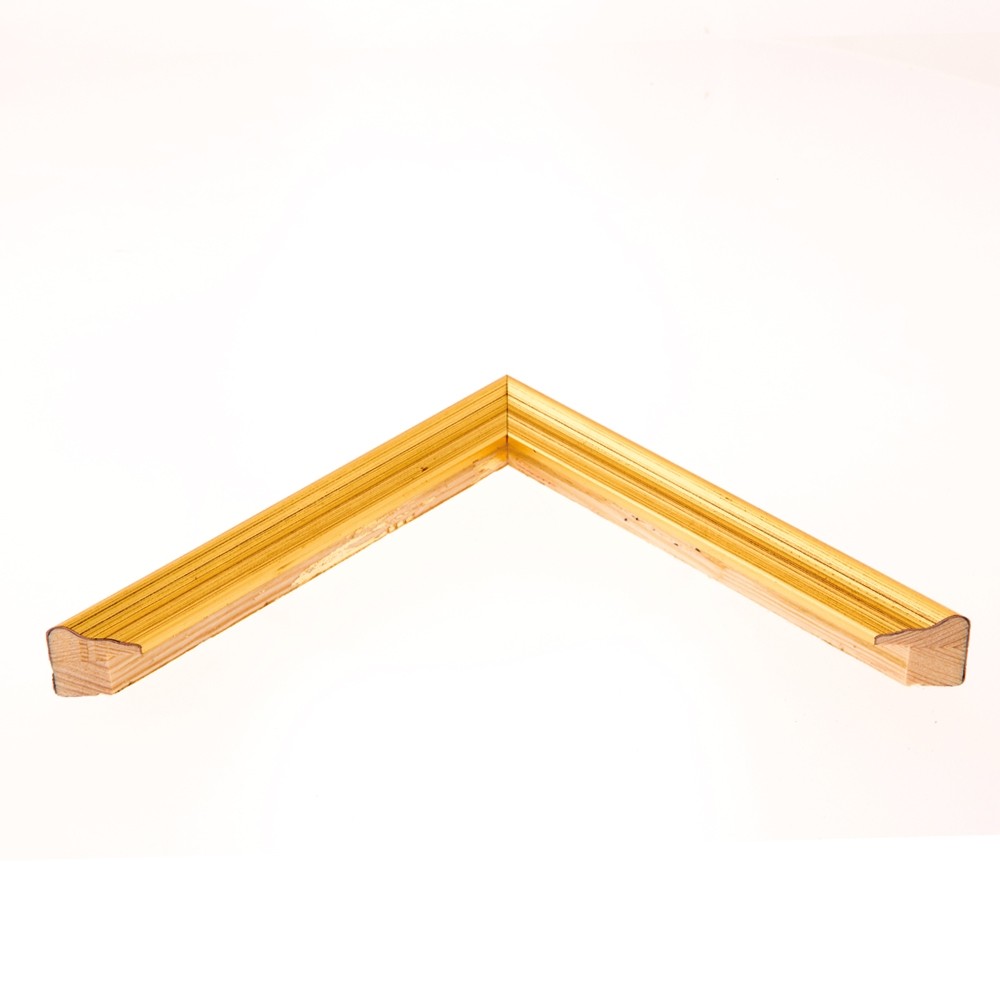 Holzrahmen 15764, gelbgold, glänzend – Bild 3