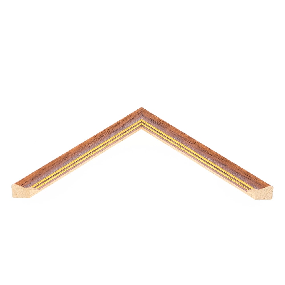 Holzrahmen 16792, braun-gold – Bild 3