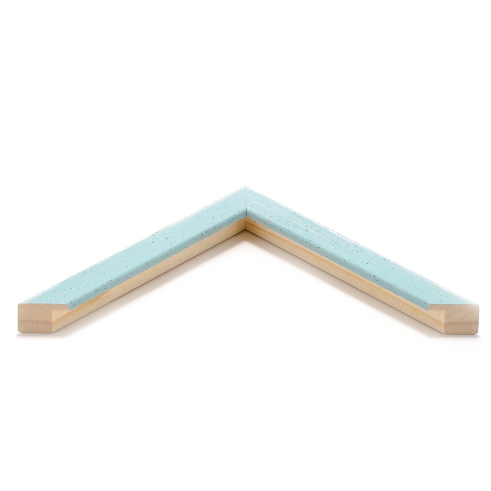 Holzrahmen 17122 'Summertime', hellblau-schwarz, punktiert – Bild 3