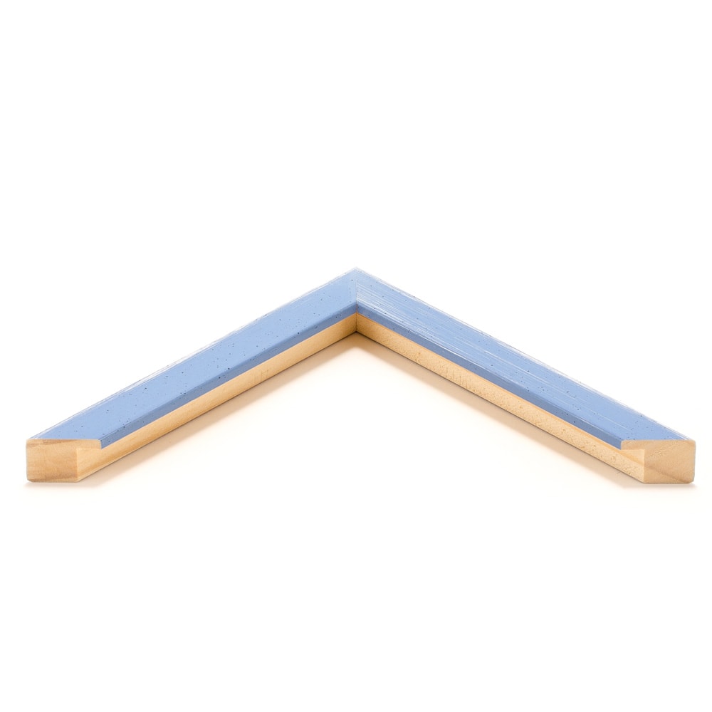 Holzrahmen 17153 'Summertime', hellblau-weiß, punktiert – Bild 3