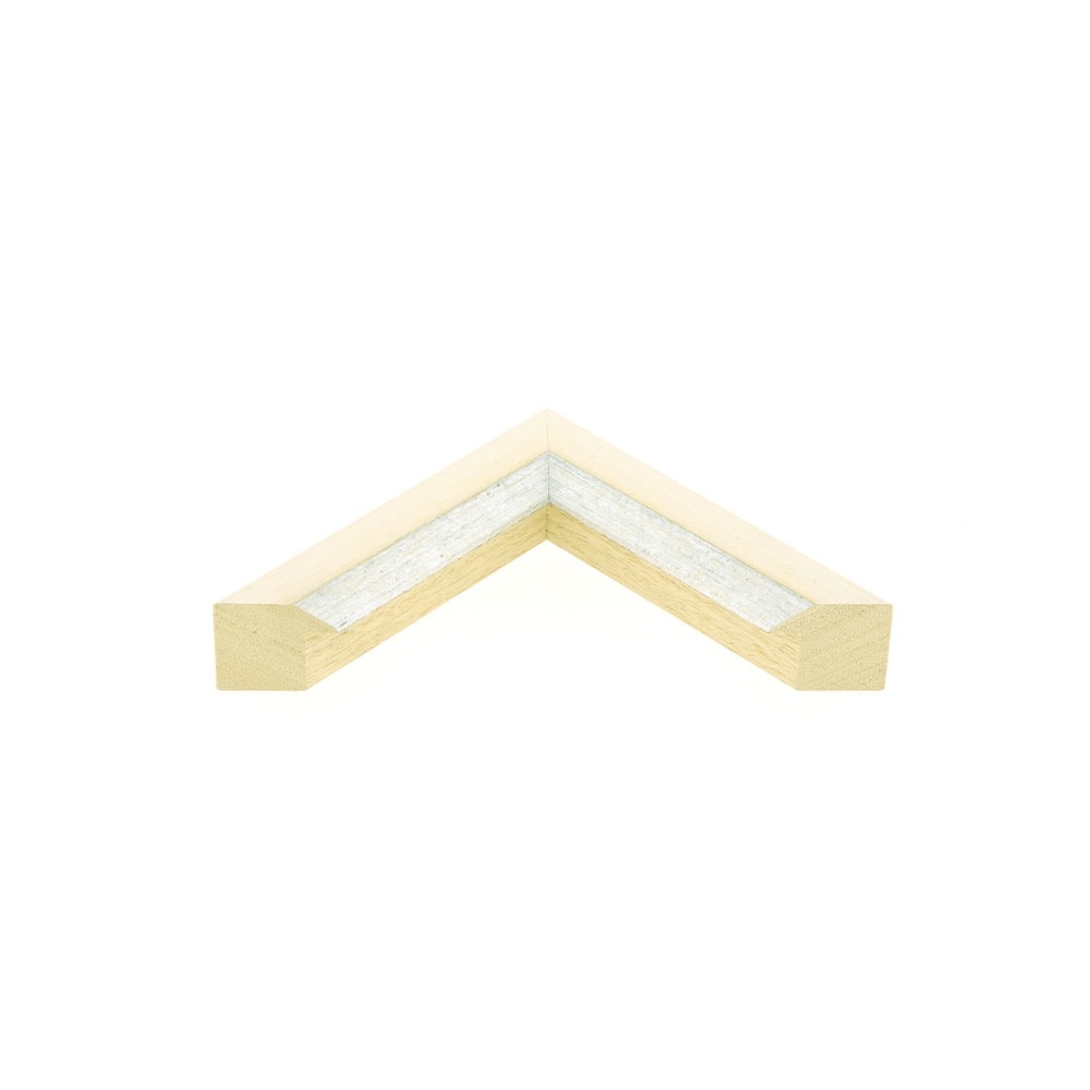 Holzrahmen 28814, weiß-silber – Bild 3