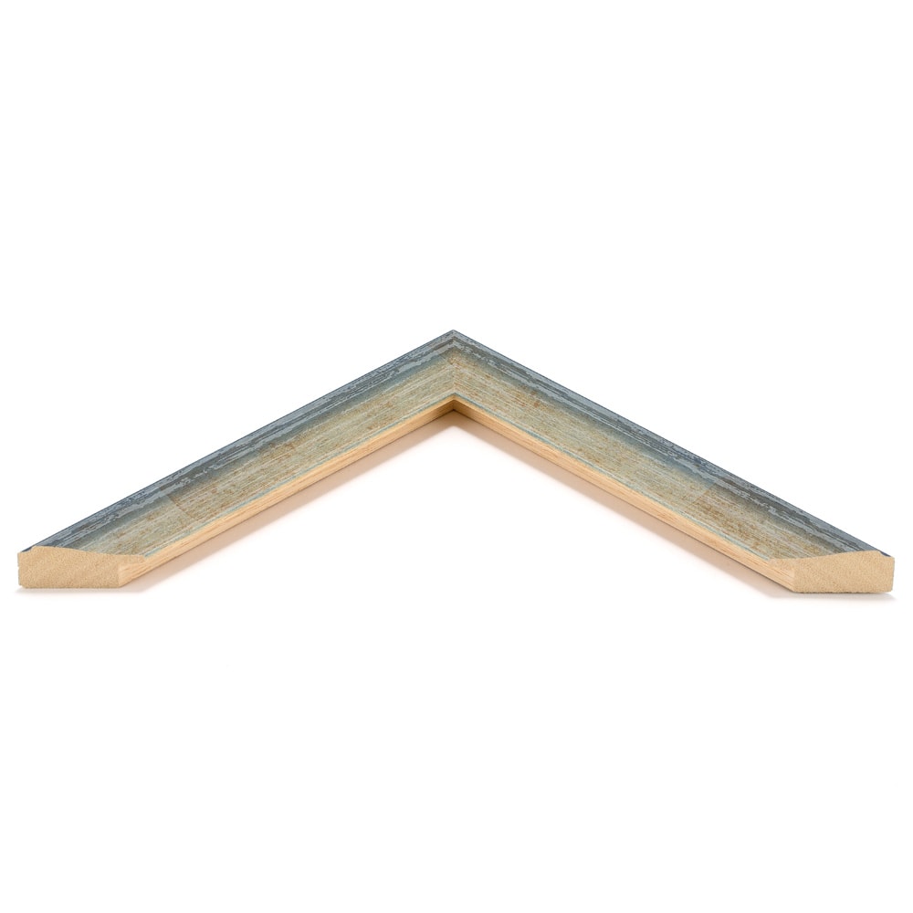 Holzrahmen 29996, dunkelblau-gelb, matt – Bild 3