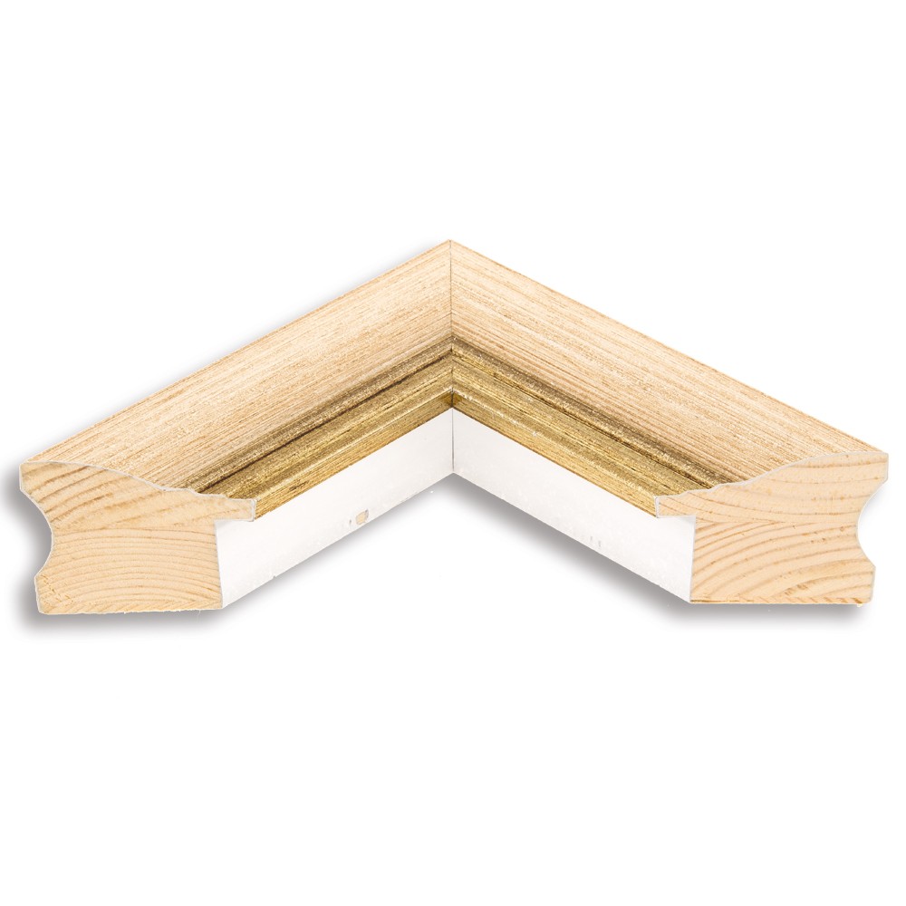 Holzrahmen 40313, weiss-silber – Bild 3