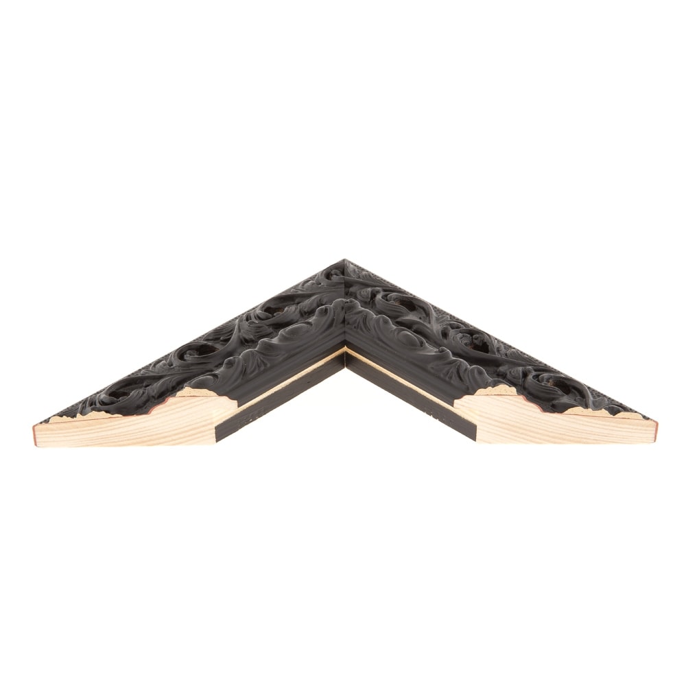 Holzrahmen 55212, schwarz, gelocht – Bild 2