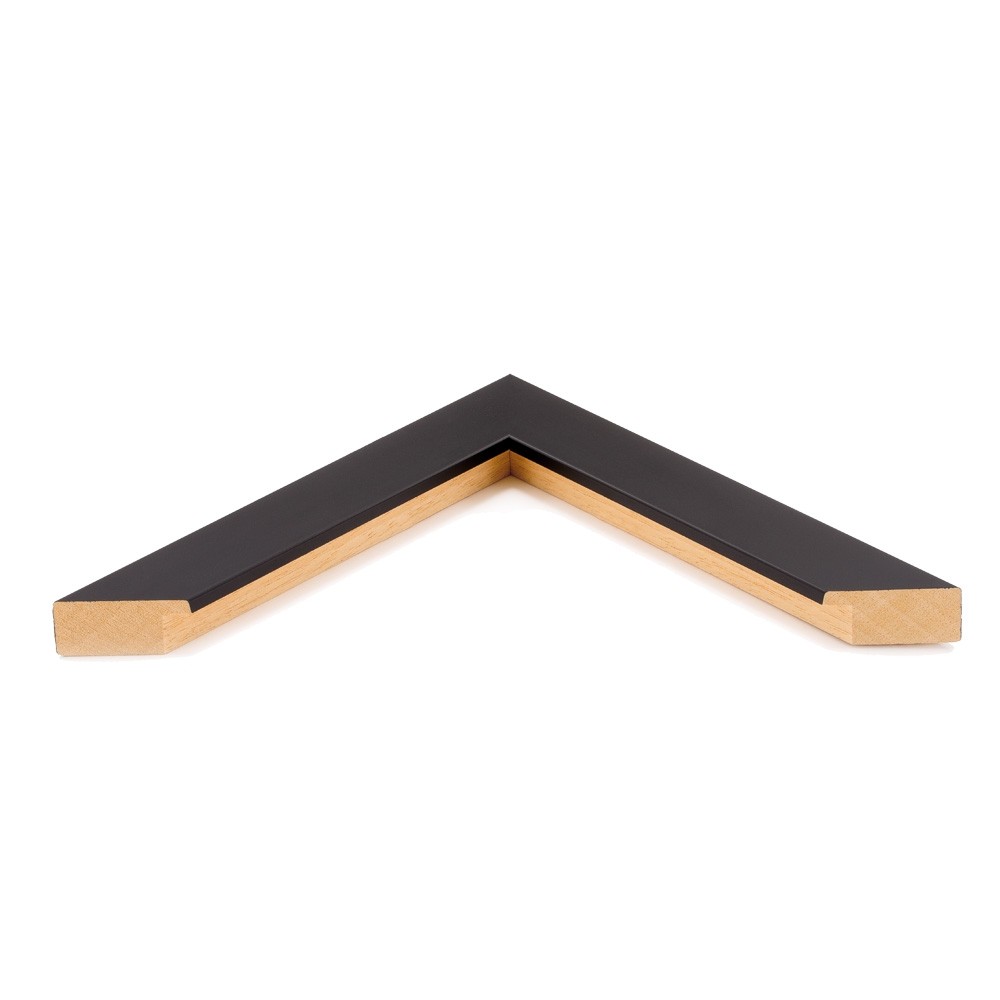 Holzrahmen 31512, mattschwarz – Bild 3