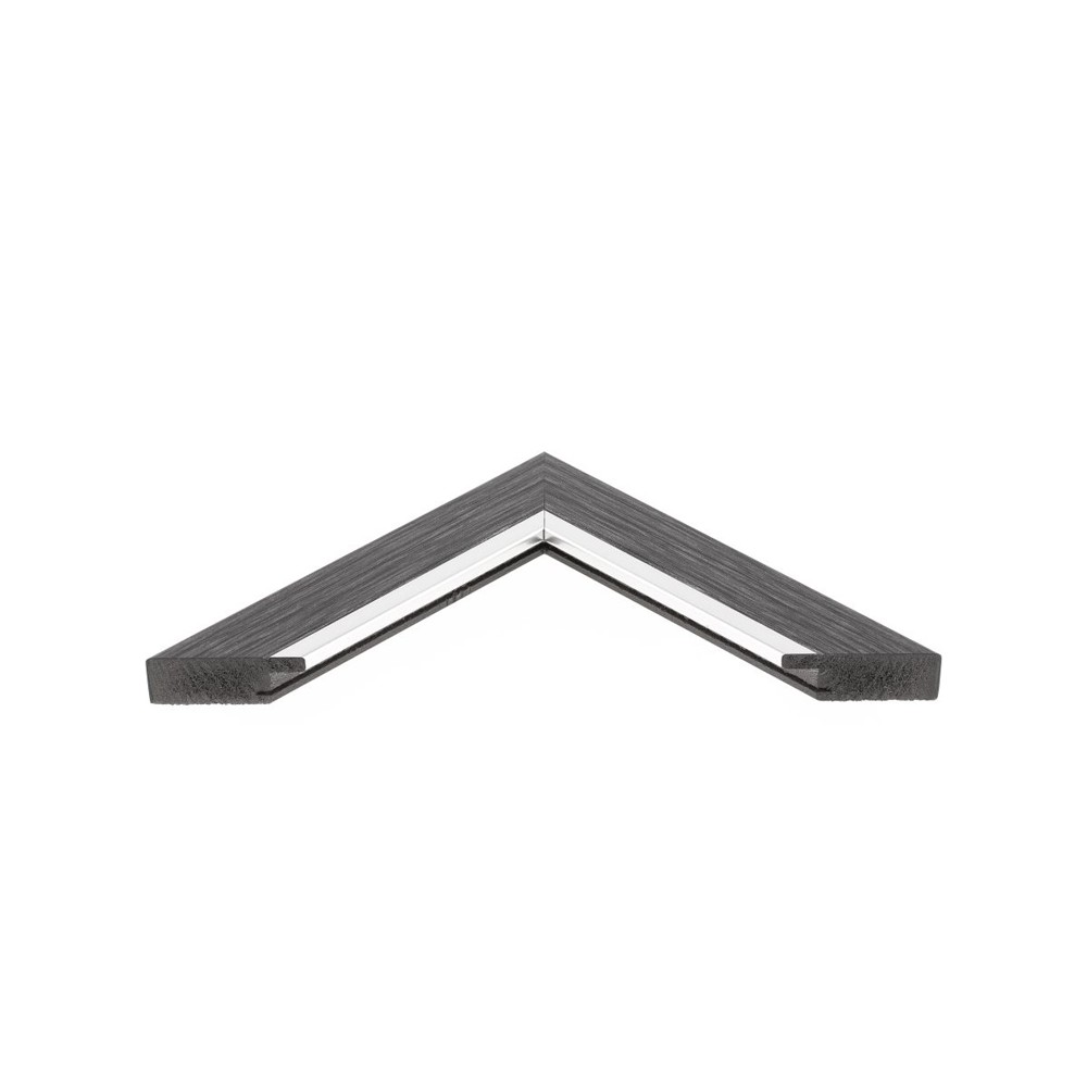 Holzbilderrahmen L393H 'Friedberg', grau – Bild 3