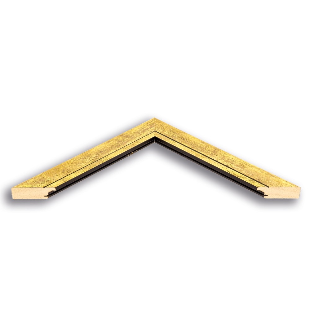 Holzbilderrahmen L916, altgold – Bild 3