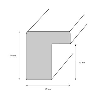 Holzrahmen 11855, nussbaum