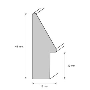 Holzrahmen 12022, hellblau